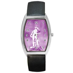 Modul Statue Greek Athlete Vaporwave Barrel Style Metal Watch by GrenarLab