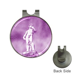 Modul Statue Greek Athlete Vaporwave Hat Clips With Golf Markers by GrenarLab