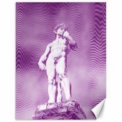 Modul Statue Greek Athlete Vaporwave Canvas 12  X 16  by GrenarLab