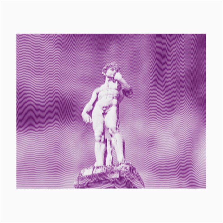 Modul Statue Greek Athlete Vaporwave Small Glasses Cloth (2 Sides)