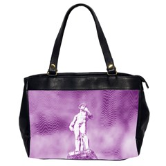 Modul Statue Greek Athlete Vaporwave Oversize Office Handbag (2 Sides) by GrenarLab