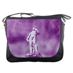 Modul Statue Greek Athlete Vaporwave Messenger Bag