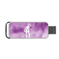 Modul Statue Greek Athlete Vaporwave Portable Usb Flash (two Sides) by GrenarLab