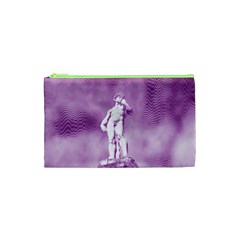 Modul Statue Greek Athlete Vaporwave Cosmetic Bag (xs) by GrenarLab