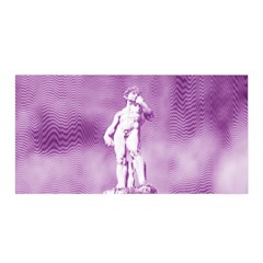 Modul Statue Greek Athlete Vaporwave Satin Wrap by GrenarLab