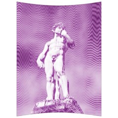 Modul Statue Greek Athlete Vaporwave Back Support Cushion by GrenarLab