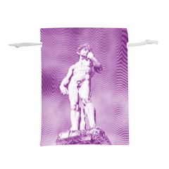 Modul Statue Greek Athlete Vaporwave Lightweight Drawstring Pouch (l)