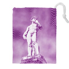 Modul Statue Greek Athlete Vaporwave Drawstring Pouch (4xl)