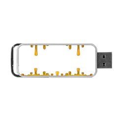 Dripping Paint In Wonderful Colors Portable Usb Flash (one Side) by pepitasart