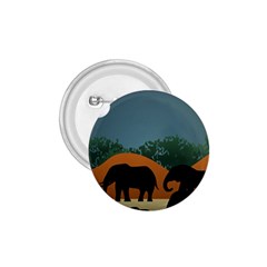 Elephant Family Illustration 1 75  Buttons by dflcprintsclothing