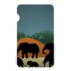 Elephant Family Illustration Memory Card Reader (rectangular) by dflcprintsclothing