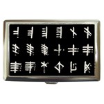 Ogham Rune Set Complete Inverted Cigarette Money Case Front