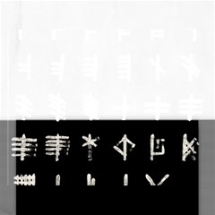 Ogham Rune Set Complete Inverted Rectangular Jigsaw Puzzl by WetdryvacsLair