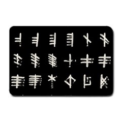 Ogham Rune Set Complete Inverted Small Doormat  by WetdryvacsLair