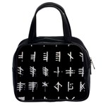 Ogham Rune Set Complete Inverted Classic Handbag (Two Sides) Front