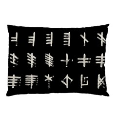 Ogham Rune Set Complete Inverted Pillow Case