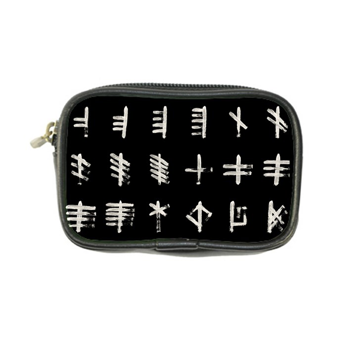 Ogham Rune Set Complete Inverted Coin Purse