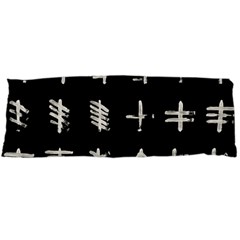 Ogham Rune Set Complete Inverted Body Pillow Case (dakimakura) by WetdryvacsLair