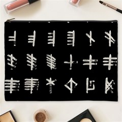 Ogham Rune Set Complete Inverted Cosmetic Bag (xxxl) by WetdryvacsLair