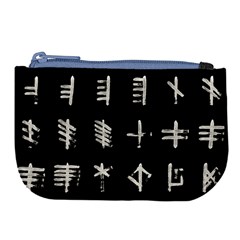 Ogham Rune Set Complete Inverted Large Coin Purse by WetdryvacsLair