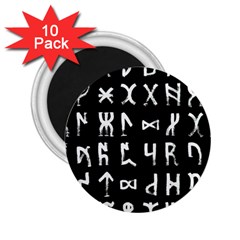 Macromannic Runes Collected Inverted 2 25  Magnets (10 Pack)  by WetdryvacsLair