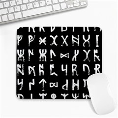 Macromannic Runes Collected Inverted Large Mousepads by WetdryvacsLair