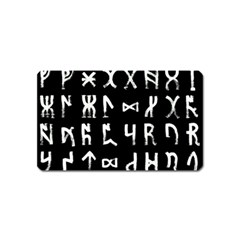 Macromannic Runes Collected Inverted Magnet (name Card) by WetdryvacsLair