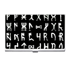 Macromannic Runes Collected Inverted Business Card Holder by WetdryvacsLair