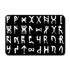 Macromannic Runes Collected Inverted Small Doormat  by WetdryvacsLair