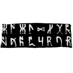 Macromannic Runes Collected Inverted Body Pillow Case (dakimakura) by WetdryvacsLair