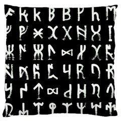 Macromannic Runes Collected Inverted Standard Flano Cushion Case (one Side) by WetdryvacsLair