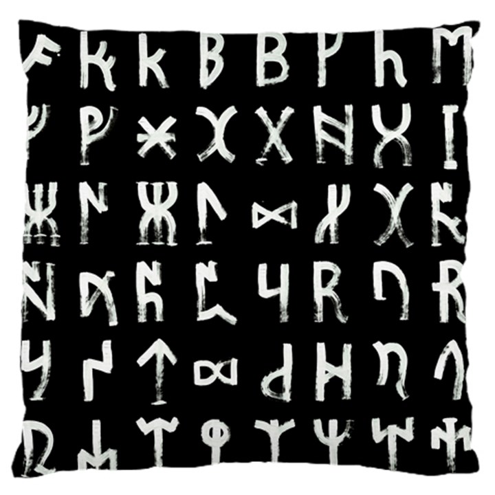 Macromannic Runes Collected Inverted Standard Flano Cushion Case (One Side)