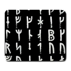 Medieval Runes Collected Inverted Complete Large Mousepads by WetdryvacsLair