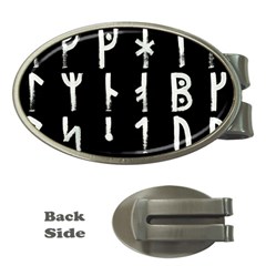 Medieval Runes Collected Inverted Complete Money Clips (oval)  by WetdryvacsLair