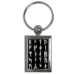 Medieval Runes Collected Inverted Complete Key Chain (rectangle) by WetdryvacsLair