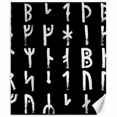 Medieval Runes Collected Inverted Complete Canvas 20  X 24  by WetdryvacsLair