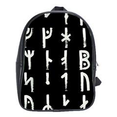 Medieval Runes Collected Inverted Complete School Bag (xl) by WetdryvacsLair