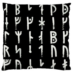 Medieval Runes Collected Inverted Complete Standard Flano Cushion Case (two Sides) by WetdryvacsLair