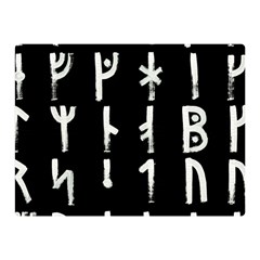 Medieval Runes Collected Inverted Complete Double Sided Flano Blanket (mini)  by WetdryvacsLair