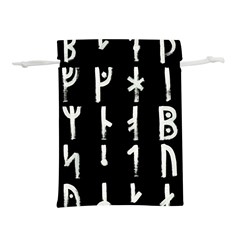 Medieval Runes Collected Inverted Complete Lightweight Drawstring Pouch (s) by WetdryvacsLair