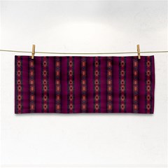 Maroon Sprinkles Hand Towel