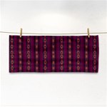 Maroon Sprinkles Hand Towel Front