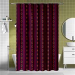 Maroon Sprinkles Shower Curtain 48  x 72  (Small)  Curtain(48  X 72 ) - 42.18 x64.8  Curtain(48  X 72 )