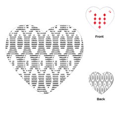 Vodca Cola Acil Playing Cards Single Design (heart) by Sparkle