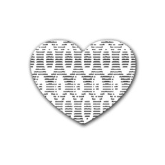 Vodca Cola Acil Rubber Coaster (heart)  by Sparkle