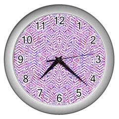 Stary Stars Wall Clock (silver)