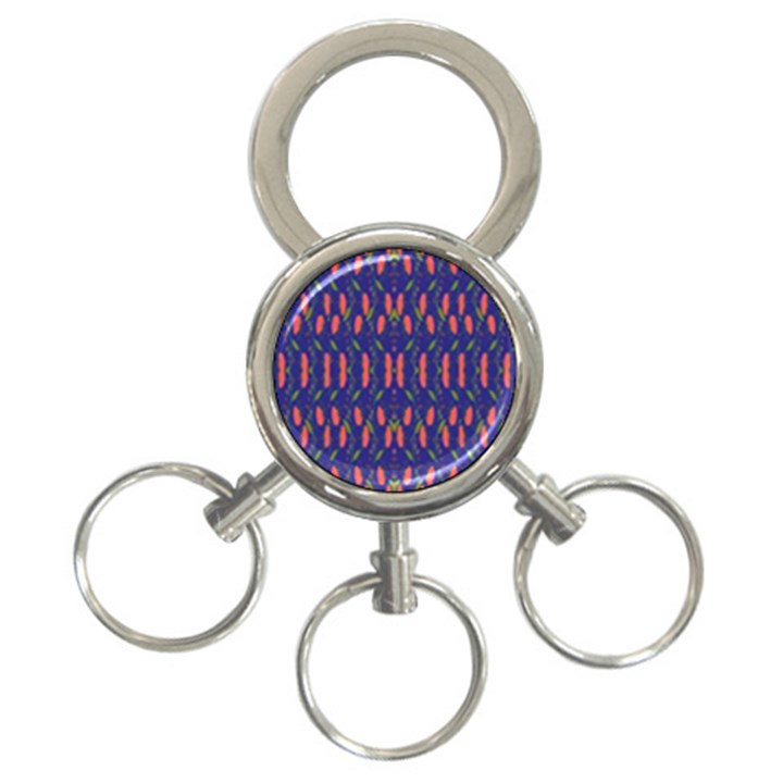 Sunrise Wine 3-Ring Key Chain