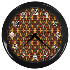 Wqerg Wall Clock (black) by Sparkle