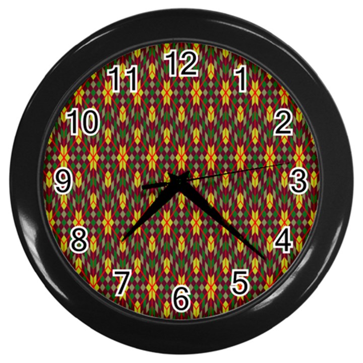 Wqerg Wall Clock (Black)