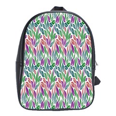 Rainbow Leafs School Bag (large) by Sparkle